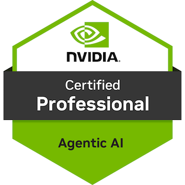 NVIDIA Certified Professional: Agentic AI badge